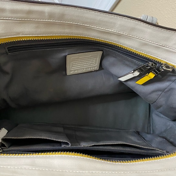 Coach Large Colorblock Zip Handbag - Picture 10 of 11